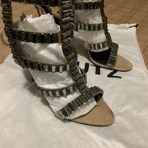 Schutz sandals heels 4”